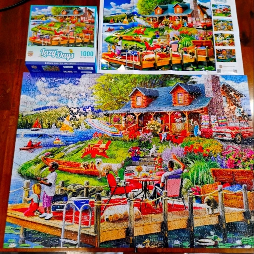 "The Secluded Cabin" 1000 piece puzzle